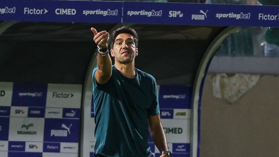 Abel Ferreira em partida do Campeonato Paulista