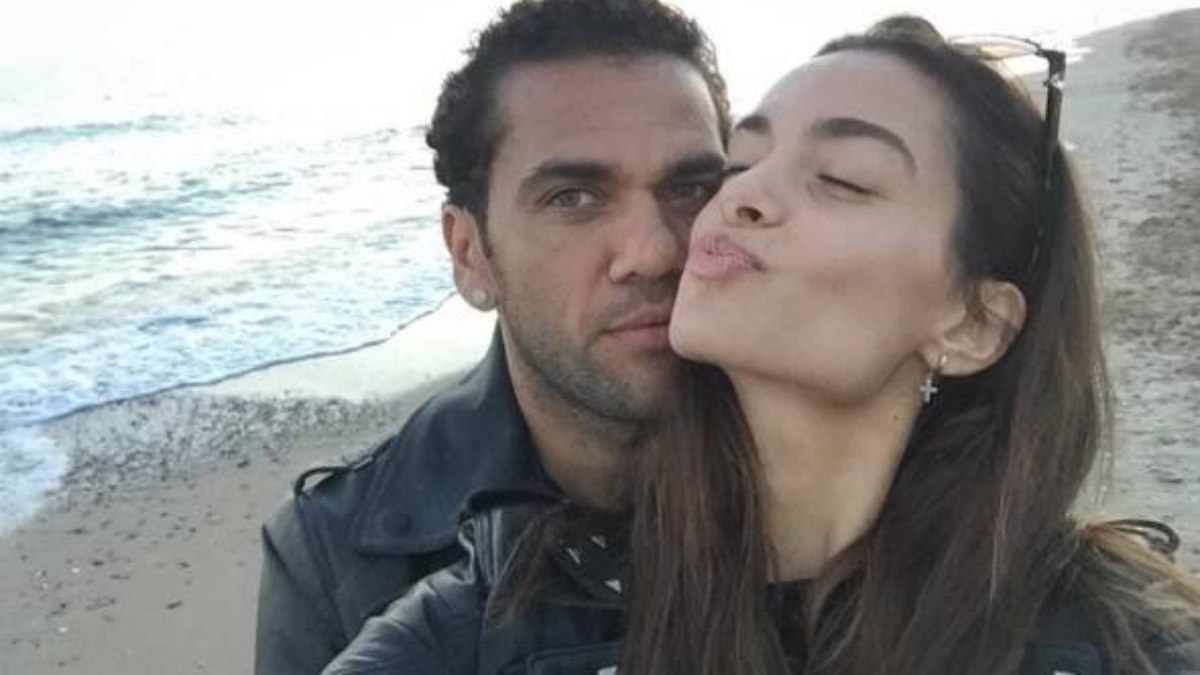 Joana Sanz e Daniel Alves