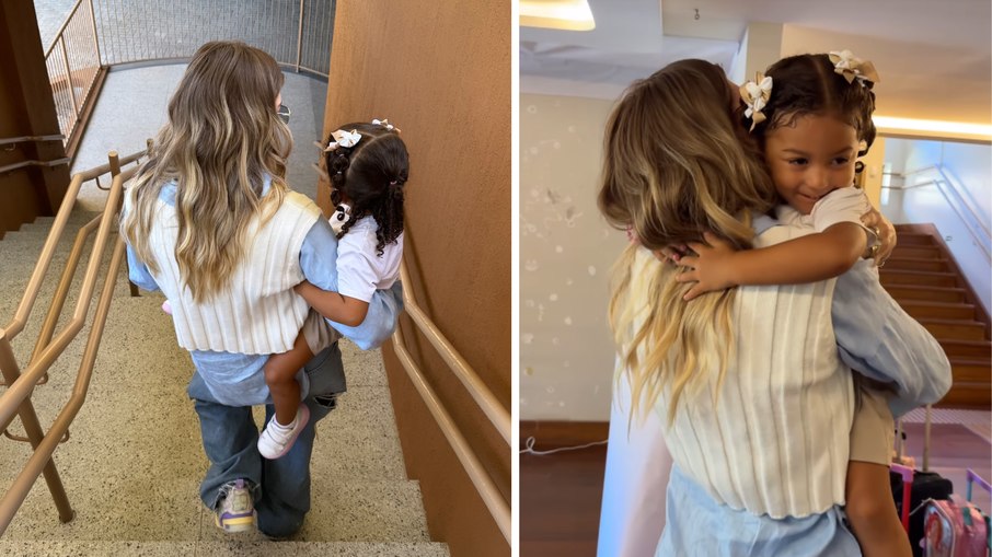 Lore Improta busca Liz na escola e se derrete com o inglês Lore Improta busca Liz na escola e se derrete com o inglês