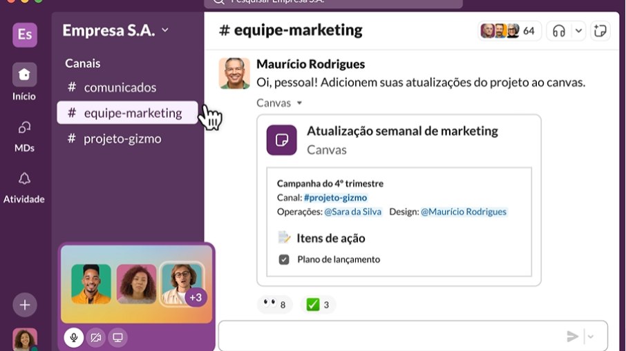 Slack apresenta instabilidade nesta quarta-feira Slack apresenta instabilidade nesta quarta-feira