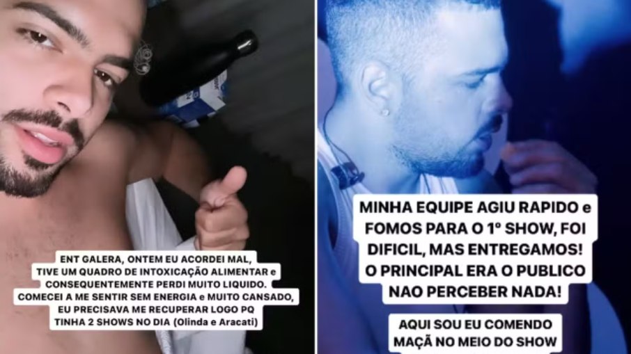 Pedro Sampaio revela que fez shows doente no Carnaval: ‘Desabei’