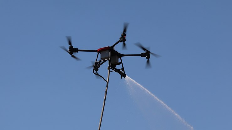 Drone brasileiro é destaque em simulado na Bandeirantes