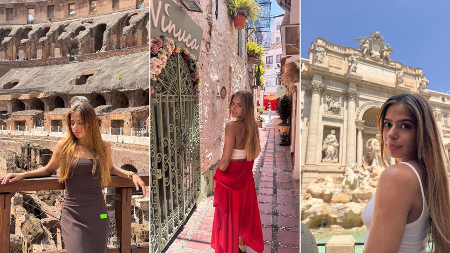 Emilia Pedersen compartilha momentos pelo Mediterrâneo