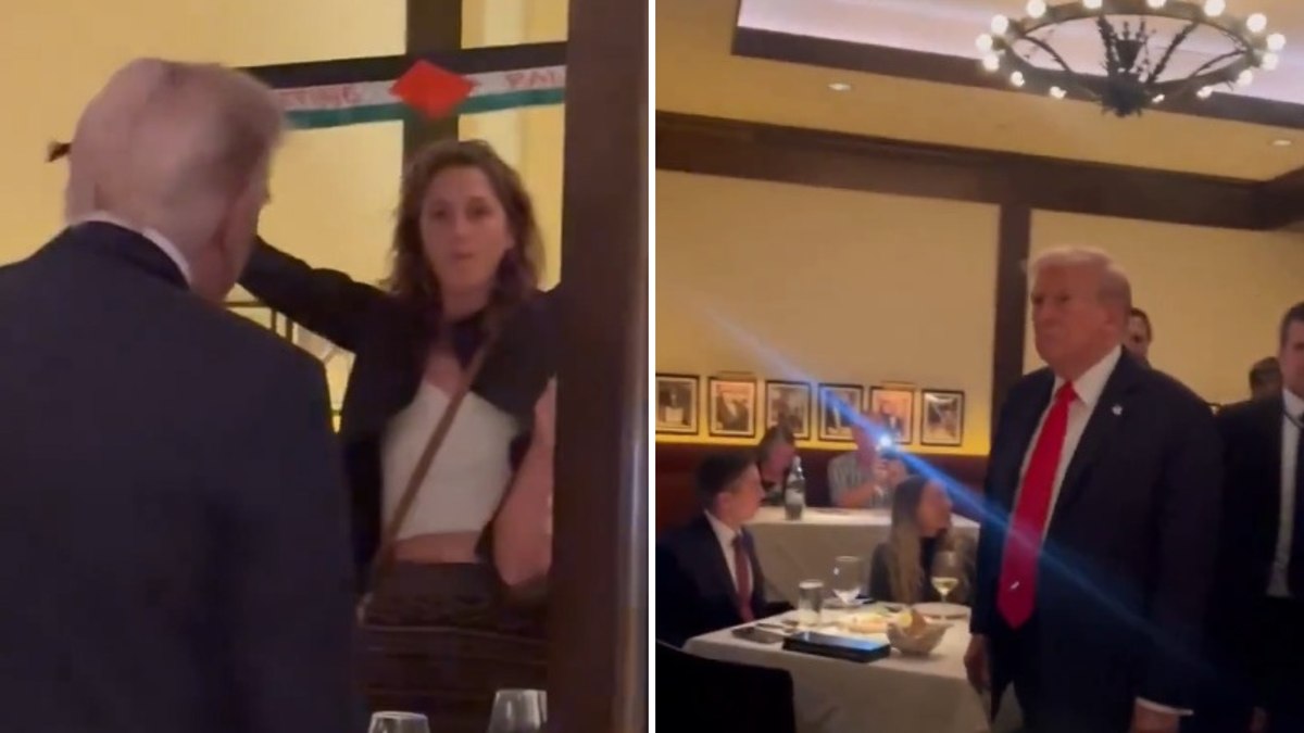 Trump é vaiado em jantar em Washington; manifestantes gritam “Free Palestine” e o chamam de “Hitler” Trump é vaiado em jantar em Washington; manifestantes gritam “Free Palestine” e o chamam de “Hitler”