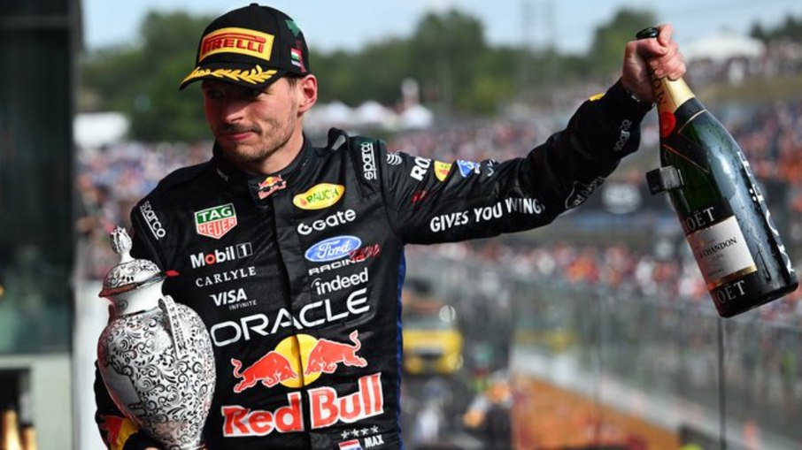 Max Verstappen ficou no pódio do GP da Hungria