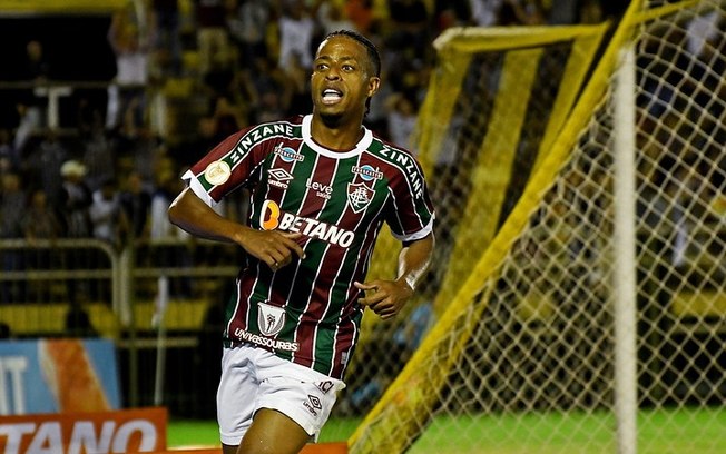 Keno, um dos destaques do Flu na vitória sobre o Goiás