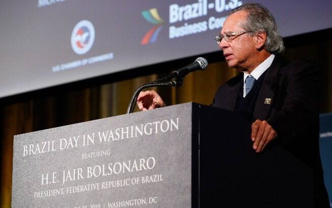 Nos EUA, Paulo Guedes reiterou a defesa da abertura comercial, mesmo em um cenário econômico externo adverso