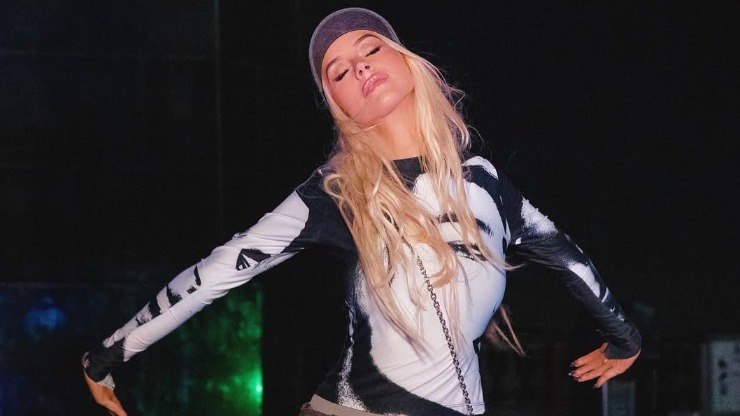 Christina Aguilera se despede do Rio de Janeiro e viaja para SP