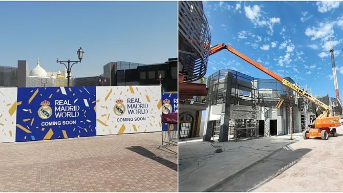 Parque temático do Real Madrid em Dubai tem primeiras fotos vazadas