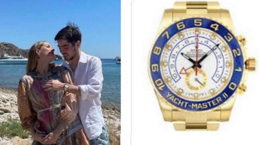 João Guilherme usou relógio avaliado em R$ 342,5 mil