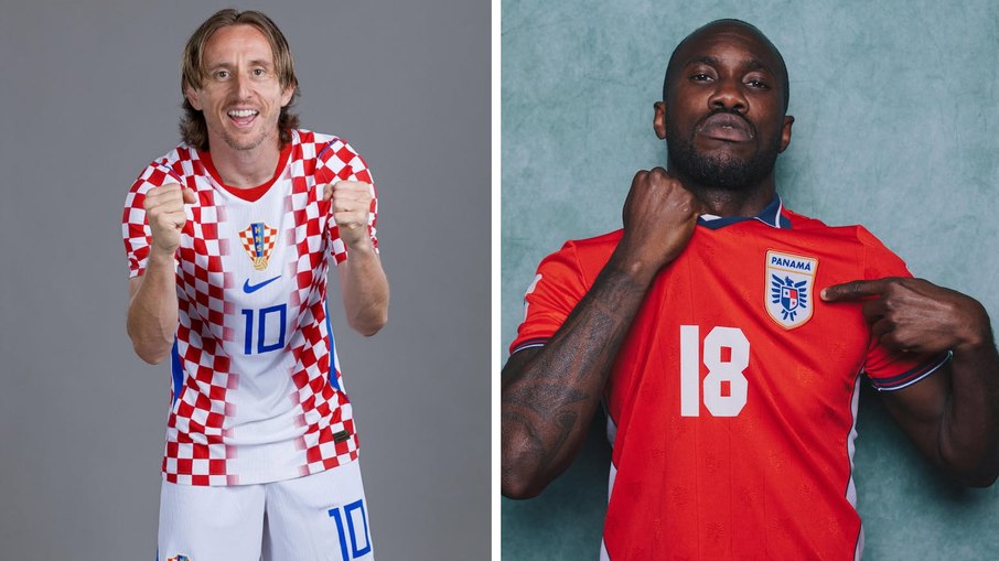 Modric tenta comandar a reação croata, enquanto Waterman lidera o ataque do Panamá em busca da primeira vitória em Copas