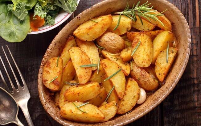 Foto da receita Batata rústica pronta.