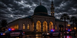 Polícia encontra símbolo nazista após chacina em mesquita
