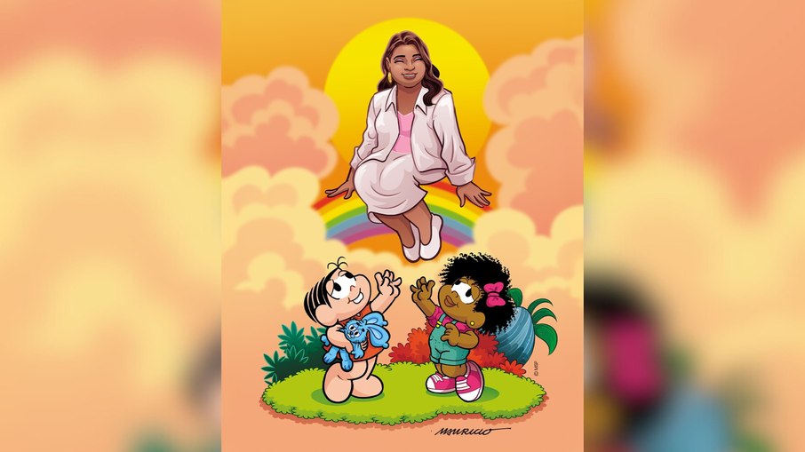 Preta Gil é homenageada pela Turma da Mônica Preta Gil é homenageada pela Turma da Mônica