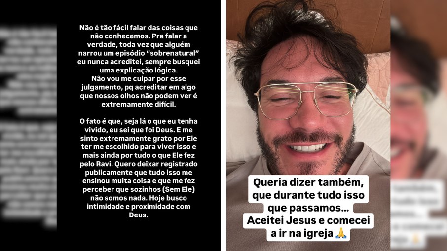 Eliezer conta que aceitou Jesus e começou a frequentar igreja após desafios com o filho