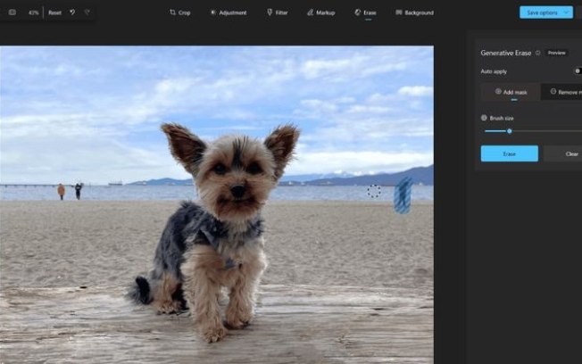 App Fotos do Windows ganha IA para remover objetos de imagens