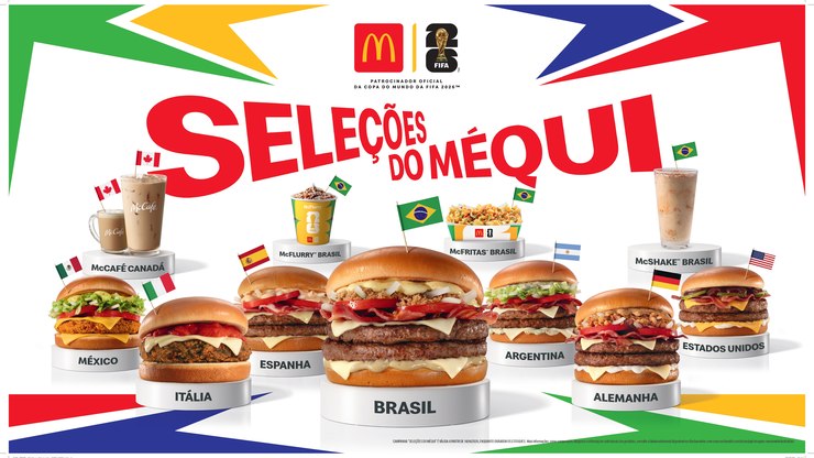 McDonald's relança Seleções do Méqui para a Copa do Mundo 2026