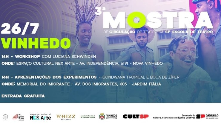 Mostra de Teatro da SP Escola chega a Vinhedo