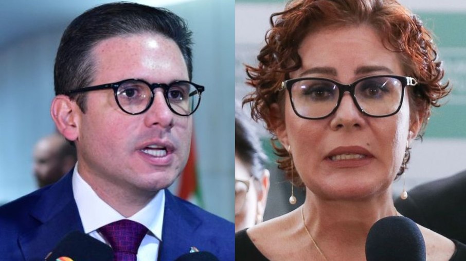 Hugo Motta (E) e Carla Zambelli (D) Hugo Motta (E) e Carla Zambelli (D)