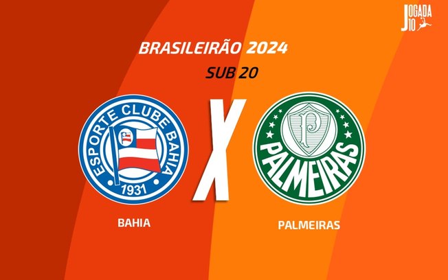 Bahia e Palmeiras duelam pelo Brasileirão Sub 20