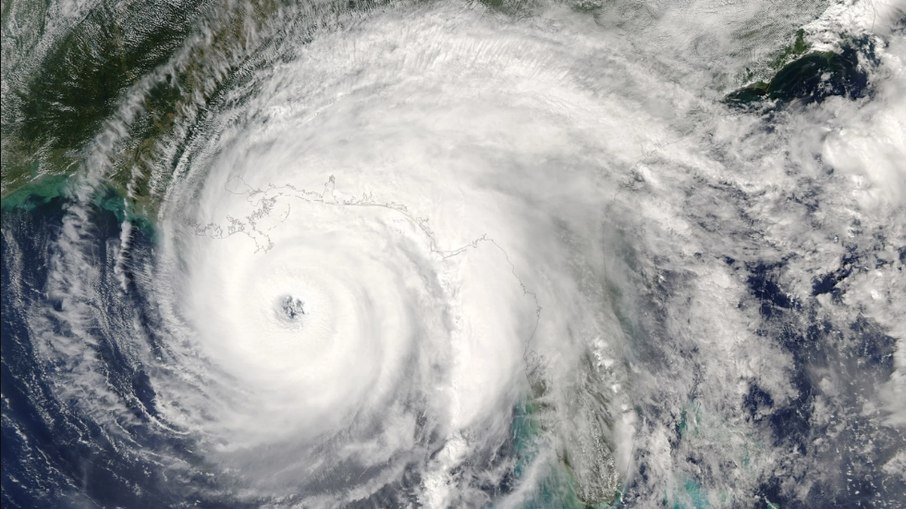 Imagens de um ciclone