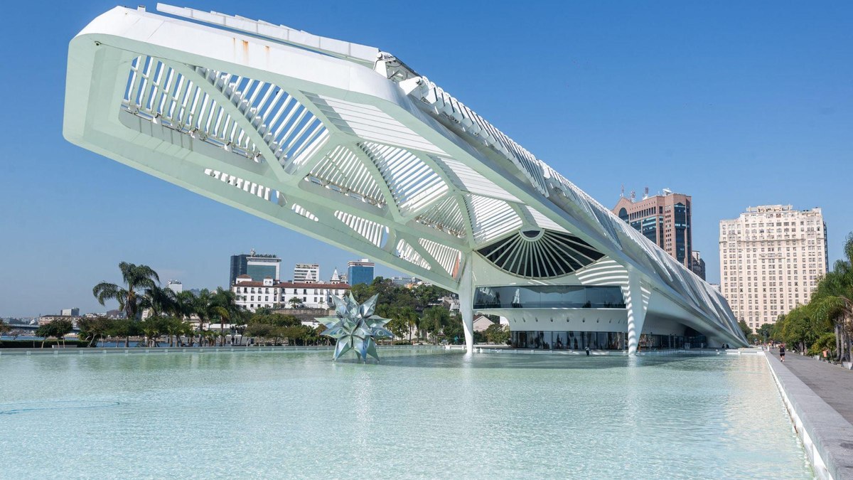 O museu do Amanhã, na zona portuária do Rio de Janeiro