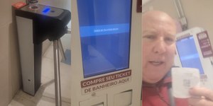 Vídeo: taxa de R$ 3 para usar banheiro revolta cliente no Brás