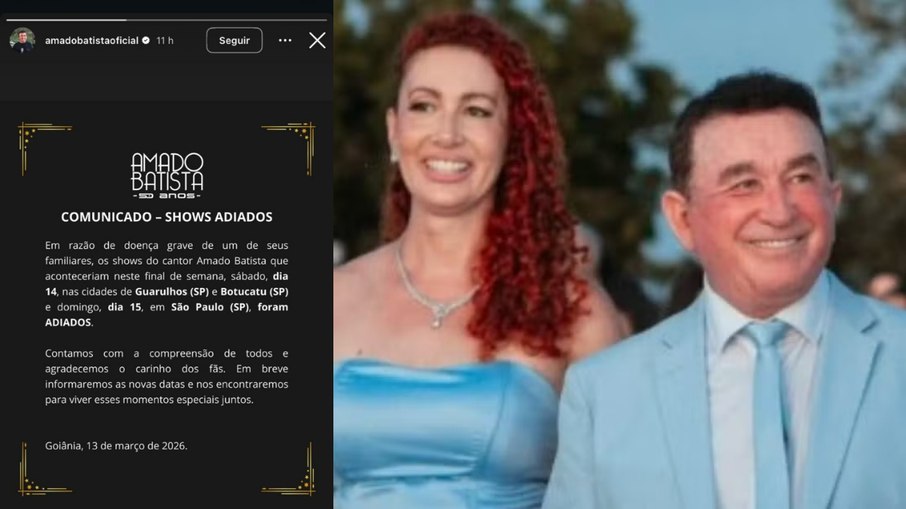 Amado Batista lamenta morte de filha 