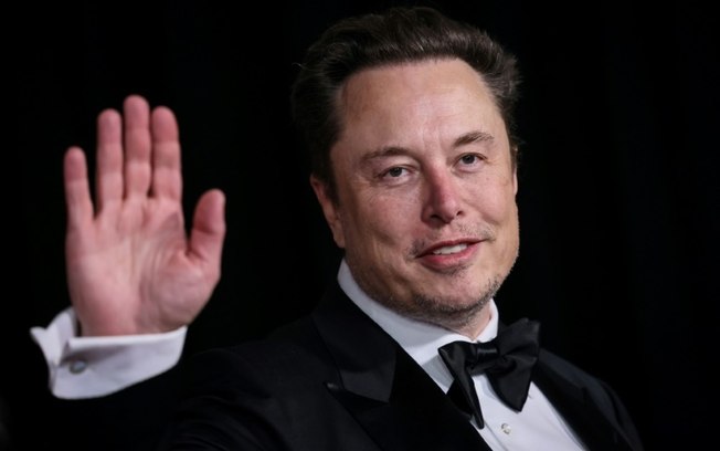 O bilionário Elon Musk, em Los Angeles, Califórnia, em 13 de abril de 2024