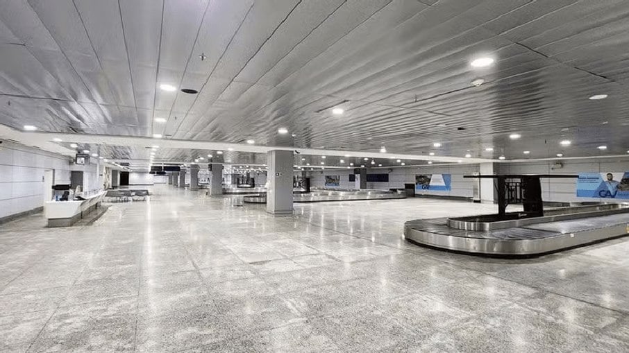 Aeroporto Salgado Filho depois da limpeza