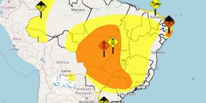 Ventos e tempestades colocam o Brasil em alerta total