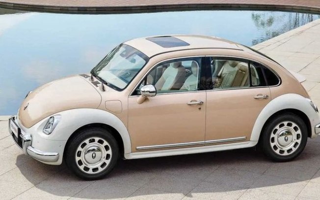 Vimos de perto o Fusca chinês da GWM que rendeu briga com VW