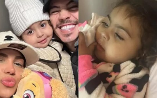 Tays Reis relata doença da filha e alerta pais sobre vírus