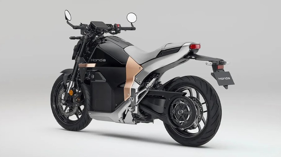 Honda WN7 elétrica traseira lateral