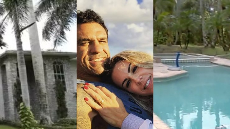 Mansão de Vitor Belfort nos EUA tem sete quartos, adega e piscina