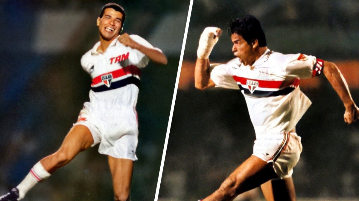Cafu e Raí foram decisivos no Tricolor nos anos 90. Cafu e Raí foram decisivos no Tricolor nos anos 90.