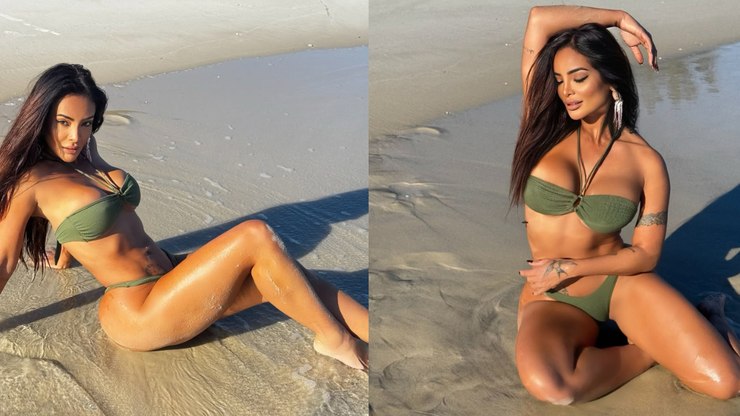 Carol Nakamura exibe corpão de biquíni e impressiona: “Perfeita”