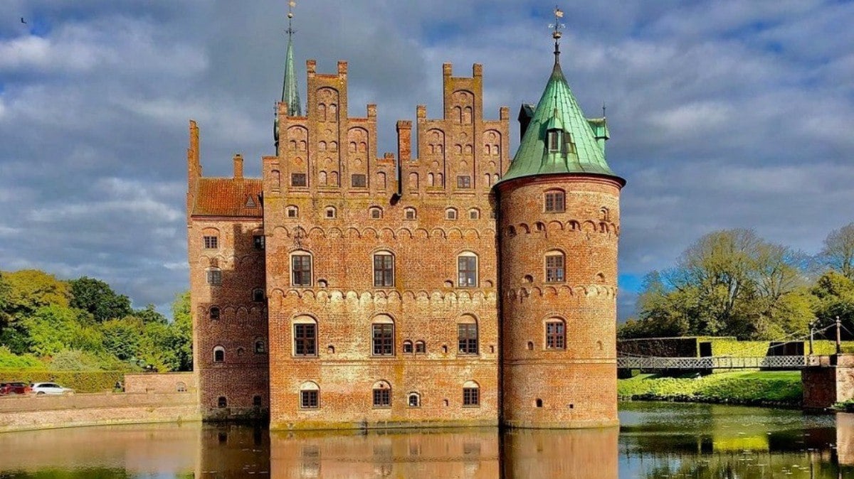 O Castelo de Egeskov da Dinamarca