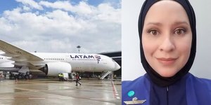 Comissária conquista direito de usar hijab em voos