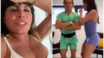 Gretchen responde seguidor que fez críticas ao seu marido