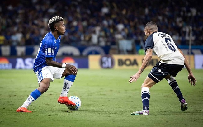 Fabrício Bruno explode de alegria logo após marcar para o Cruzeiro diante do Remo, no Mineirão Fabrício Bruno explode de alegria logo após marcar para o Cruzeiro diante do Remo, no Mineirão