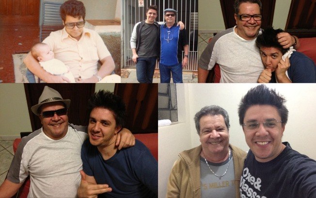 Colagem Oscar Filho e o pai