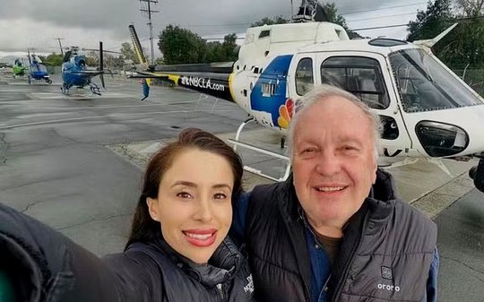 Repórter e piloto morrem em queda de helicóptero