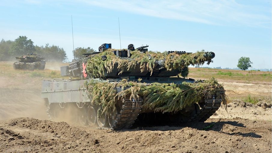 Alemanha anunciou o envio de 14 tanques do modelo Leopard 2 para a Ucrânia