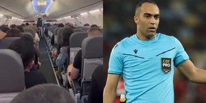 Árbitro de Flamengo x Palmeiras é xingado por torcedores no avião