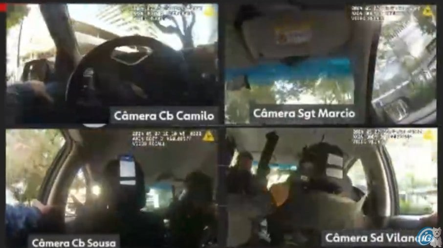 Câmera mostra o momento em que ocorreu o tiro