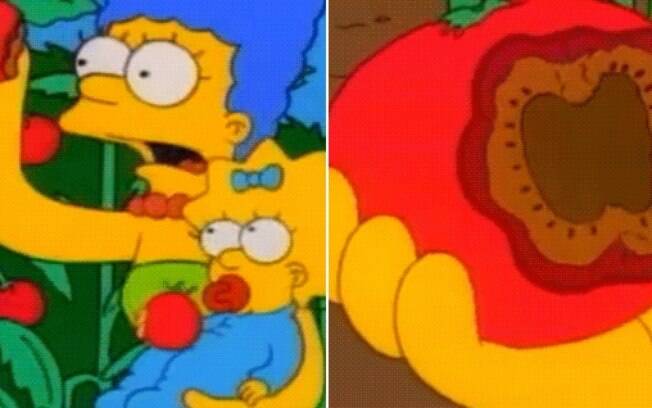 Tomates radioativos há havia sido uma previsão de 'Os Simpsons'