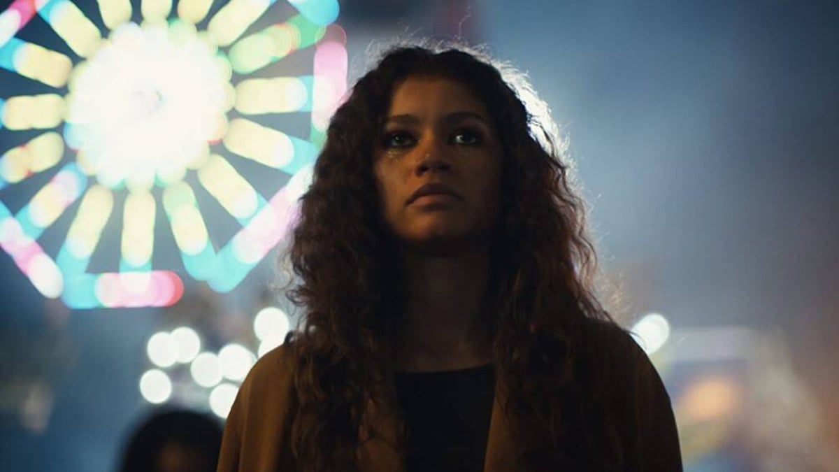 Zendaya em cena de Euphoria