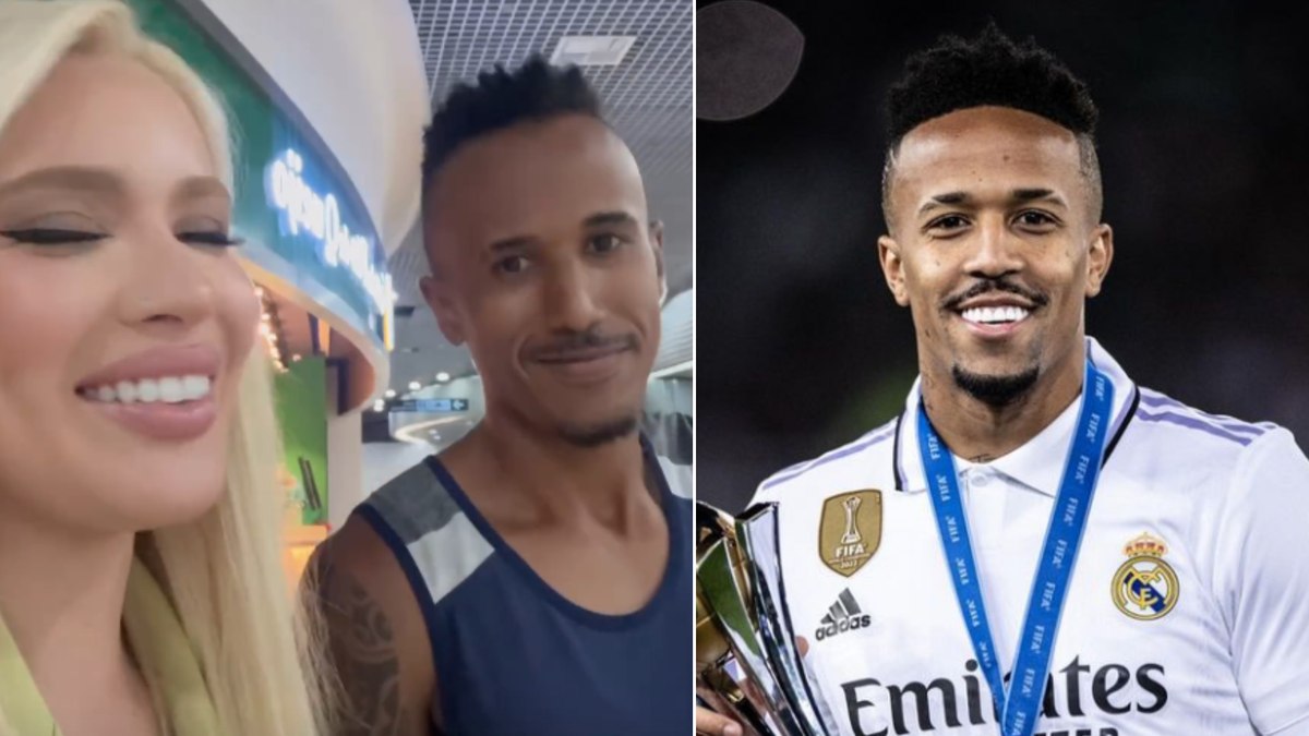 Karoline Lima registra encontro inesperado com sósia de Eder Militão