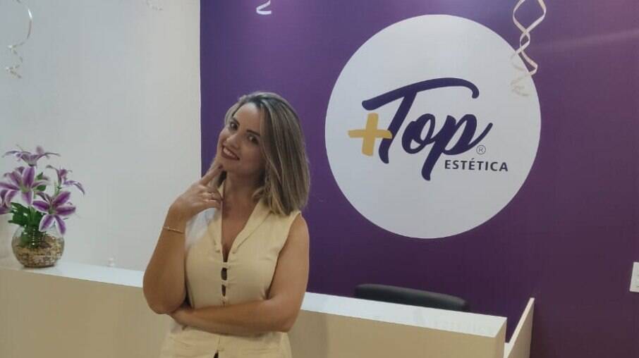 Diãnafa Andrade abriu uma franquia da Mais Top Estética em 2020